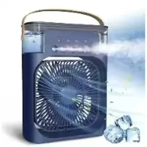 3-in-1 Portable Air Cooler - Mini Fan Humidifier with LED Light