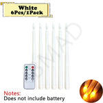 Flameless LED Candles with Remote - Battery Operated Flickering Set