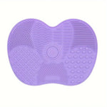 Silicone Makeup Brush Cleaner - Portable Washing Scrubber Mat