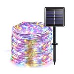 7M~42M Solar Power Fairy String Lights - Waterproof - Copper Wire -
