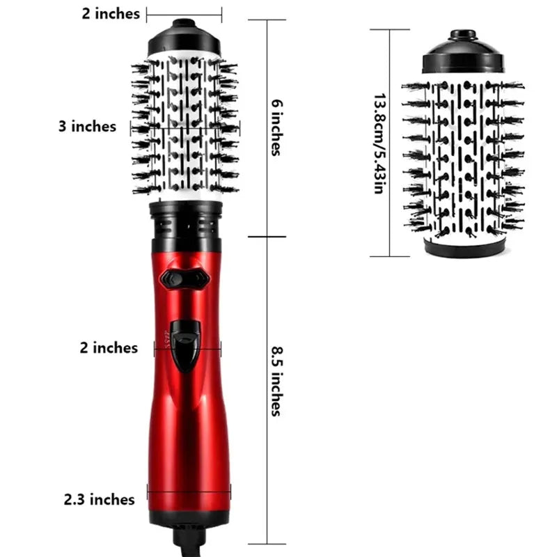2-in-1 Hair Dryer Brush - Rotating Hot Air Styler Volumizer - Image 6