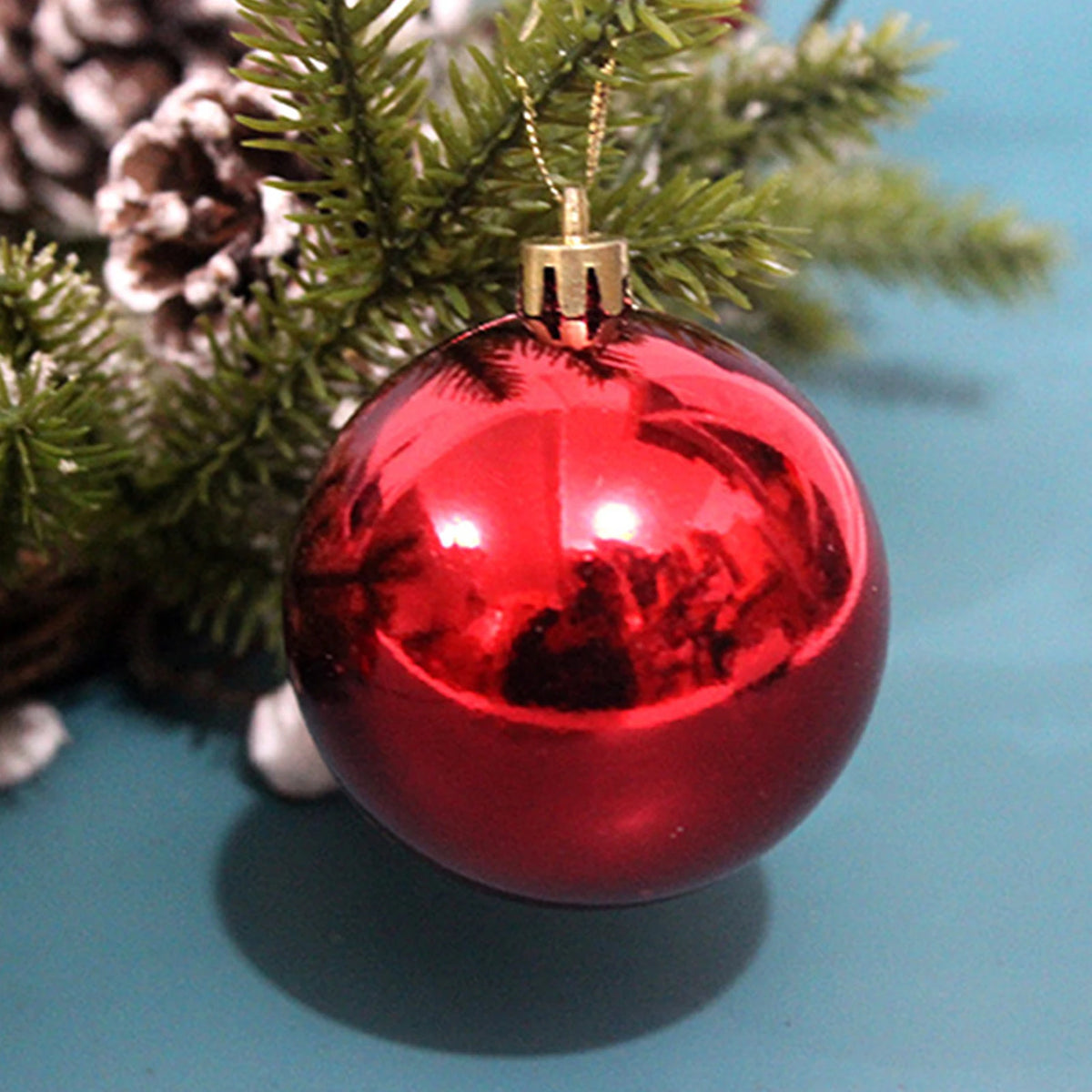 100Pcs Christmas Ball Ornaments Tree Decorative Shatterproof - Image 5