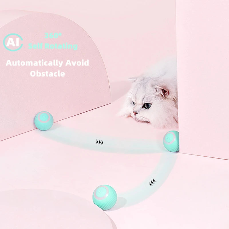 Automatic Interactive Cat Ball - Self-Moving Smart Pet Toy - Image 3